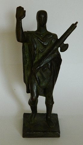 Figur i bronze i art deco stil