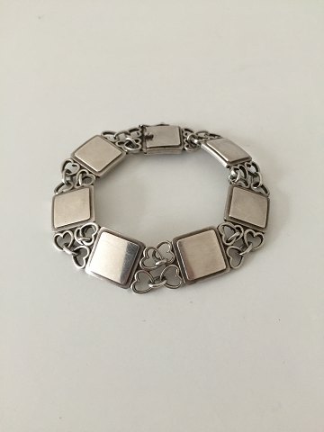 Georg Jensen Sterling Silver Bracelet with hearts by Arno Malinowski 1933-1944 
No 70