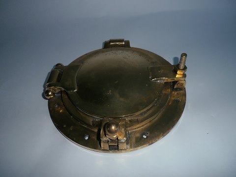 Porthole in brass, Sweden approx. 1880.