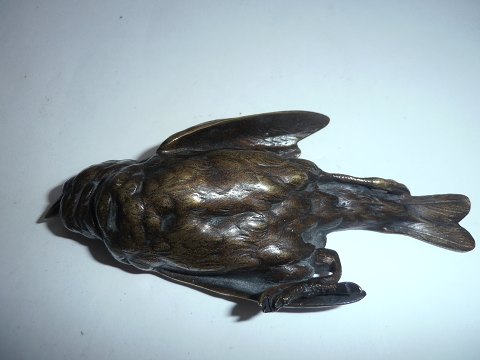 Bird in bronze, France, approx. 1850.