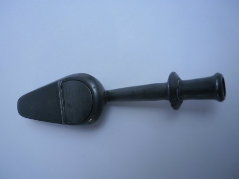 Medicine spoon made &#8203;&#8203;of tin, Denmark ca. 1860.