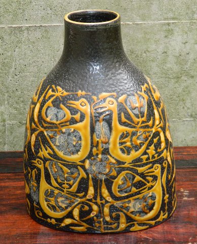Large Baca vase from Aluminia Nils Thorsson
