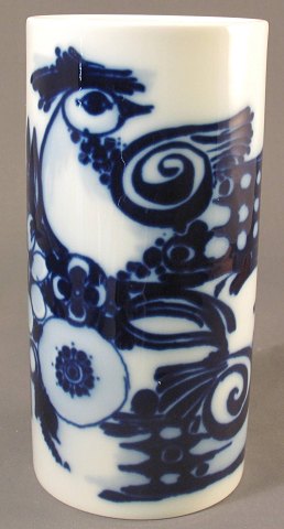 Bjørn Wiinblad vase med blå fugl