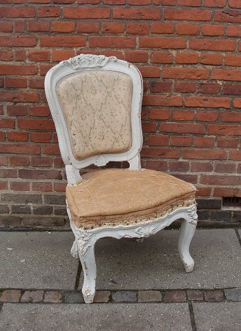 Gammel fransk boudoir stol