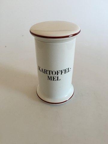 Bing & Grondahl Kartoffelmel (Potato Starch) Jar No 494 from the Apothecary 
Collection