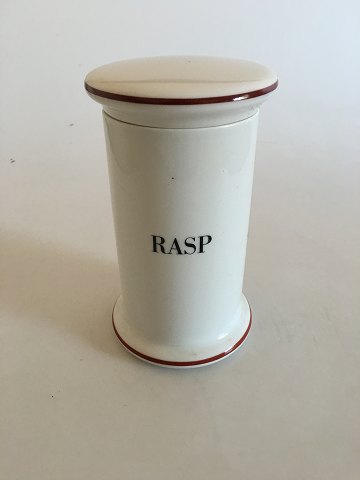 Bing & Grondahl Rasp (Fine Bread Crumbs) Jar from the Apothecary Collection
