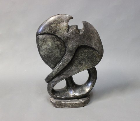 Simpel sculpture made from soapstone. 
Great condition
