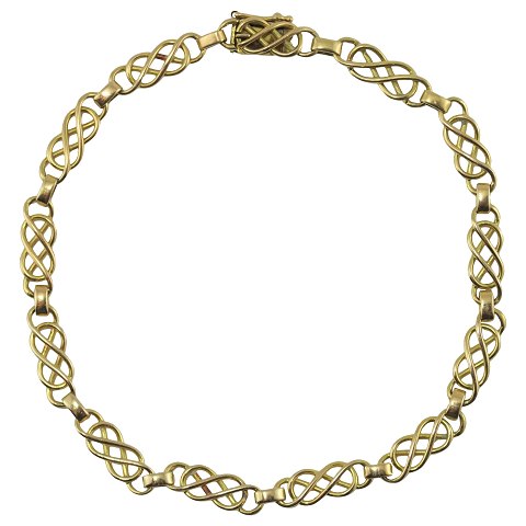 Georg Jensen; Bracelet of 18k gold #252