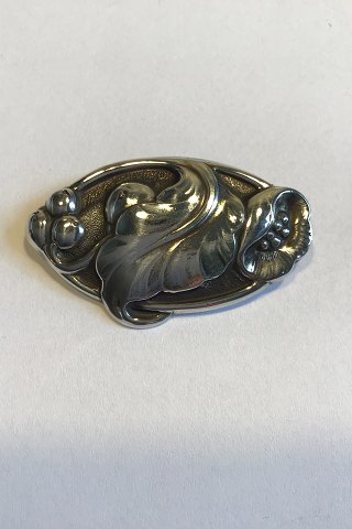 Evald Nielsen Sterling Sølv Broche