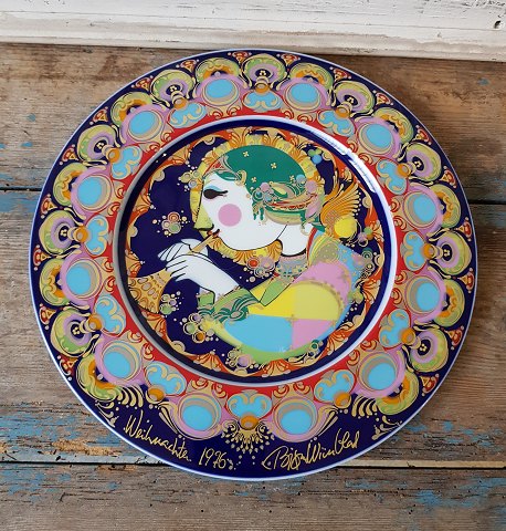 Bjørn Wiinblad Christmas Plate 1976