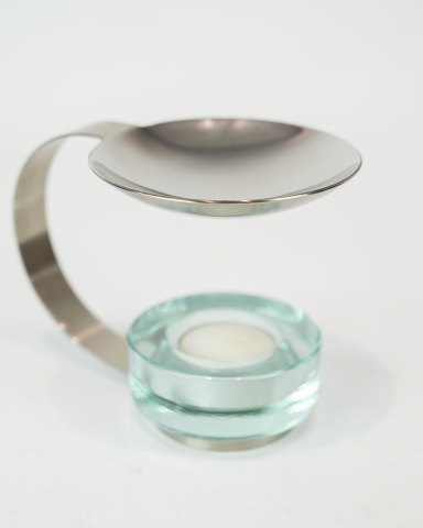 Tea light holder of glass and metal, in great used condition.
5000m2 showroom.