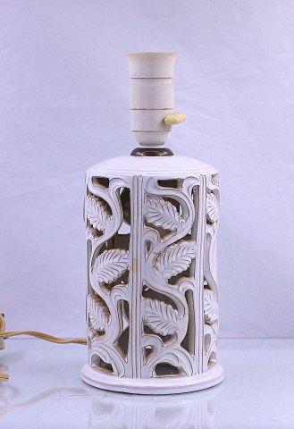 Hvid keramik lampe
