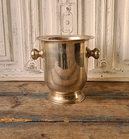 Silver-plated vintage wine cooler