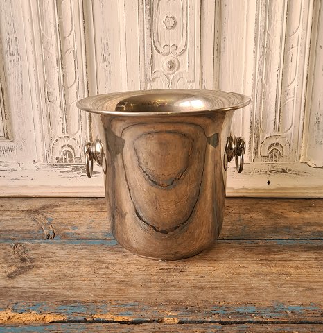 Silver-plated vintage wine cooler