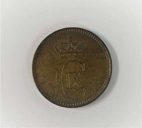 Danmark. Christian IX. 5 øre 1890. Meget flot eksemplar.