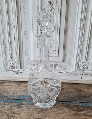 Beautiful crystal carafe