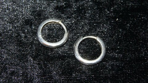 Silver earrings