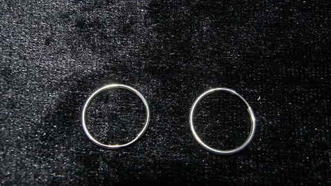 Silver earrings