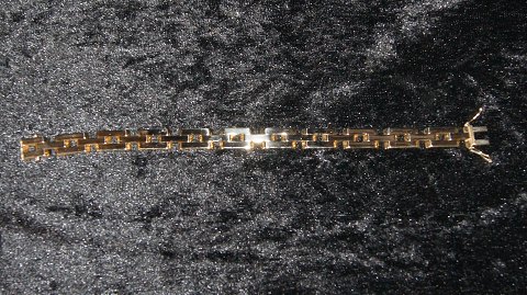 Elegant #Block Bracelet 3 RK in 14 carat Gold