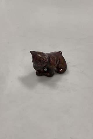 Hjort Bornholm Glazed Ceramic Bear Standing on all 4 legs