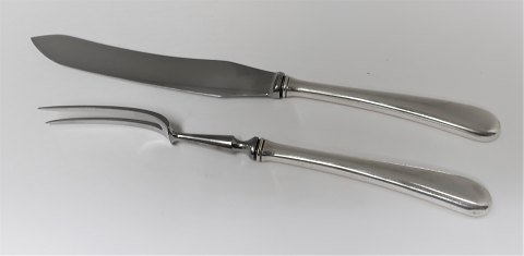 Michelsen. Ida. Tranchierbstkt. Entwurf: Ole Hagen. Sterling (925). Länge 33cm.