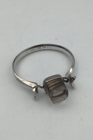 Georg Jensen Sterling Silver Bracelet No 207 with Rutile Quartz Torun
