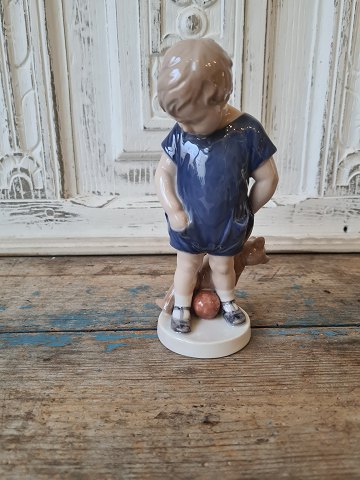 Royal Copenhagen figurine - boy with teddy bear no. 3468