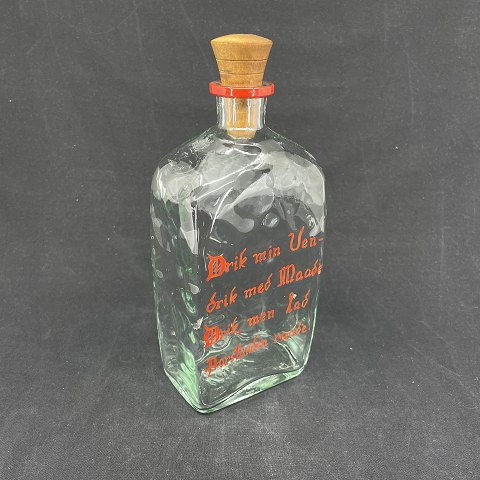 Enamel painted canteen bottle from Holmegaard