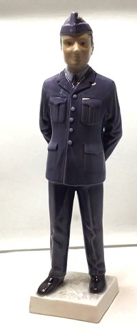 Bing & Grondahl. Porcelain figure. Pilot. Model 2445. Height 29 cm. (2 quality)