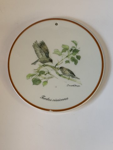 Jagtstellet  Mads Stage Smørebrik / Platte, (turdus viscivorus)
Misteldrossel
Diameter  16 cm.
SOLGT