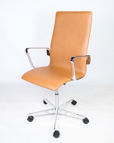 Oxford Classic kontorstol, model 3293C, cognac læder, Arne Jacobsen, 1963
Flot stand
