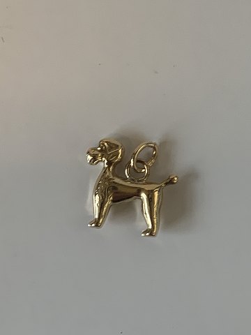 Hund Vedhæng/Charms #14karat Guld