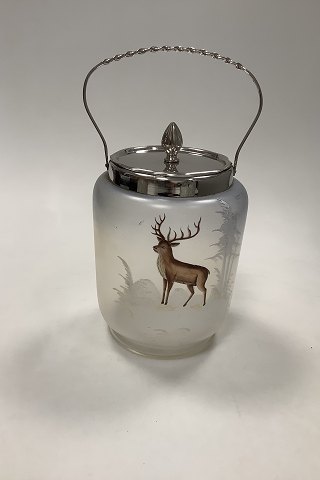 Bisquit Pot with Deer motif