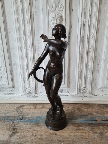 Just Andersen large figure in Diskometal - Naked woman no. 1516