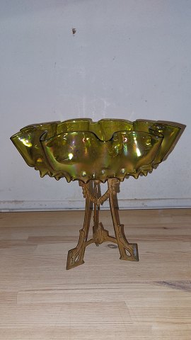 Art Nouveau Loetz glas skål