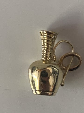 Water jug pendant #14 karat Gold
Stamped 585
Height 15.99 mm
Width 10.24 mm