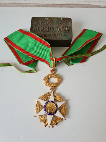 Médaille du Mérite Agricole - Cross of the Order of the French Order of Merit 
for Agriculture