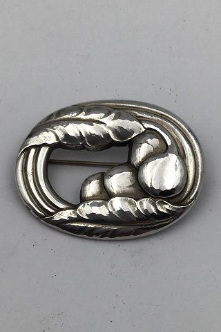 Georg Jensen & Wendel Sterling Sølv Broche No. 18