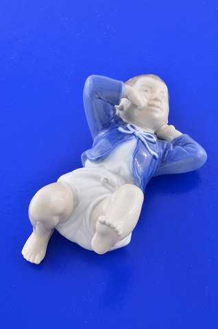 Royal Copenhagen figurine Child on back 4669