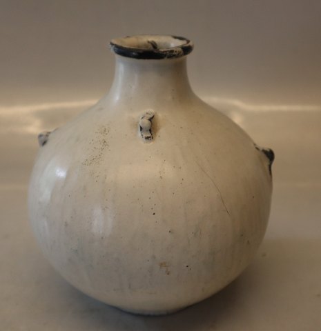 Kähler Svend Hammershøi Grey Ash Glaze Vase 15 x 13 cm  HAK