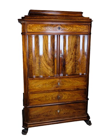 Cabinet - Mahogany and Walnut - Intarsia - 1880
Great condition

