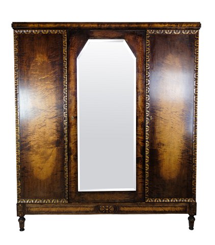 Wardrobe - Birch wood - Faceted mirror - 1930
Great condition
