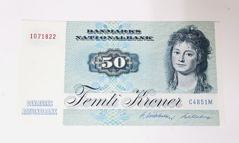 Denmark. Banknote 50 kr 1985 C4. Uncirculated.