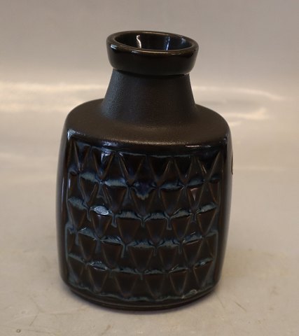 Soeholm 3322 Blue Vase 13.5 cm EJ 64 Series Design Einer Johansen 
 - Bornholm pottery  from Soeholm
