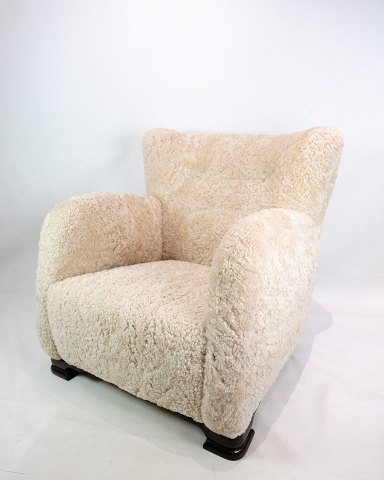 Easy Chair - Danish cabinetmaker - Sheepskin - 1940s
Great condition
