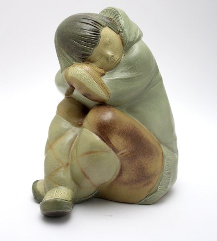 Inuit dreng, Lladro