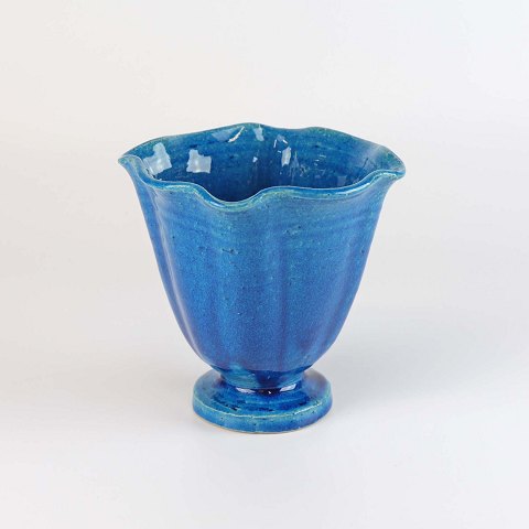 Kähler vase
blå meleret
Højde 11 cm