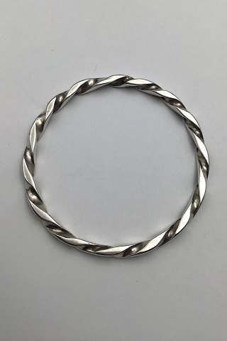 Viggo Pedersen Sølv Snoet Armring