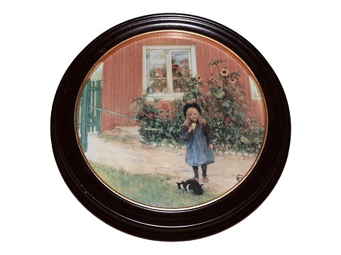 Royal Copenhagen Carl Larsson plate in wooden frame
Brita and the cat