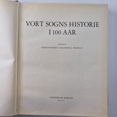 Vort sogns historie i 100 aar
Vendsyssel Nord